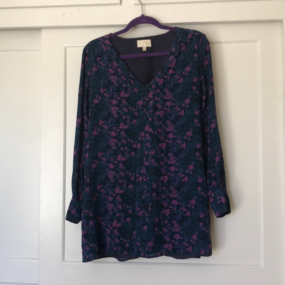 Rieley dress (blue and pink )